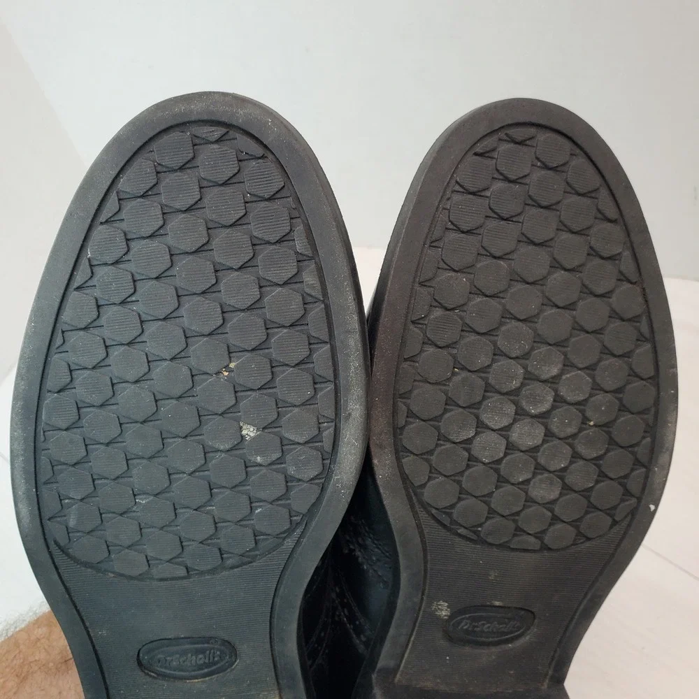 Dr Scholls Lexington Wingtip Oxford Dress Shoes Black Leather Men 10W